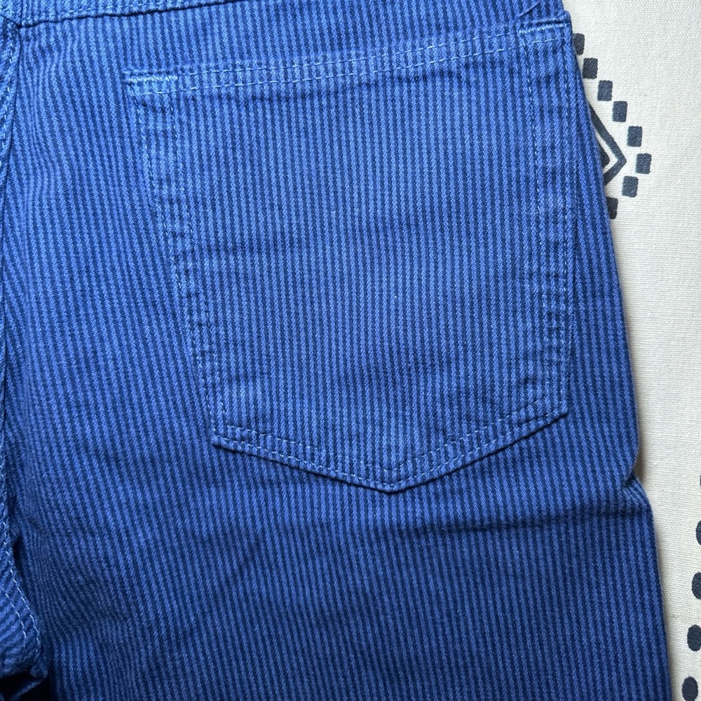 Vintage Wrangler Blue Stripe Shorts Boys 14- Made In The USA - Picture 4 of 10